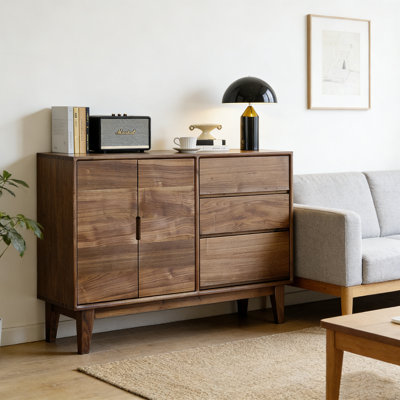 Simple And Sturdy Cabinet Feet Buffet Table