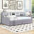 Twin Upholstered Daybed with Shelves and Drawers-1175844622