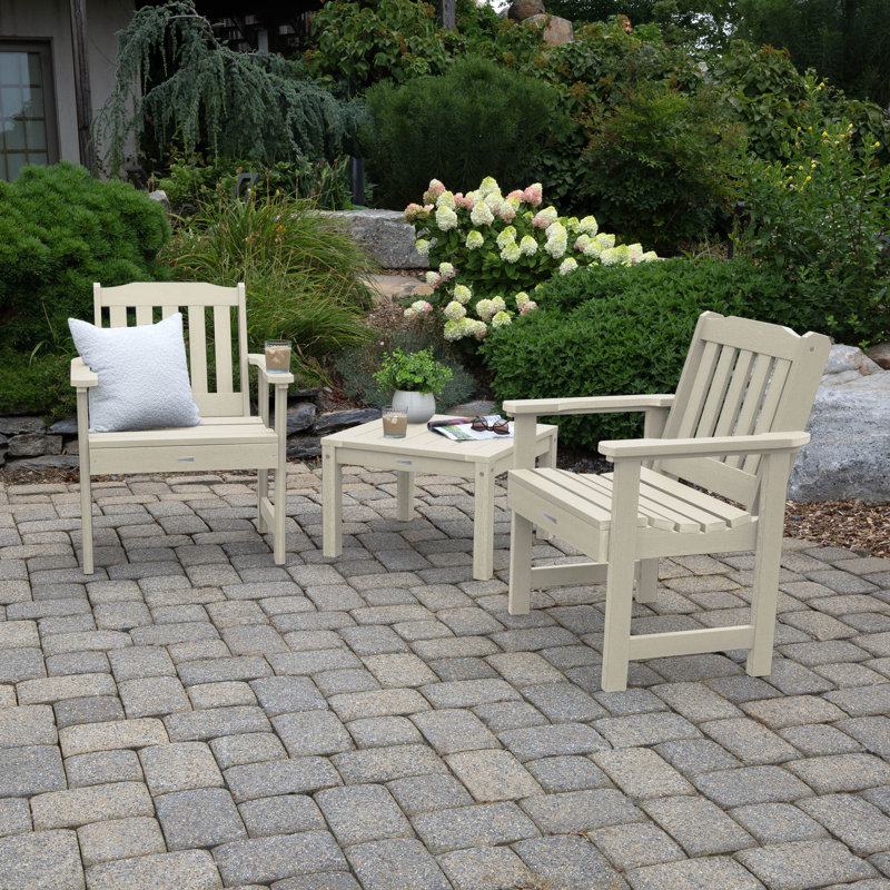 Anette 2 - Person Patio Conversation Set,  Whitewash