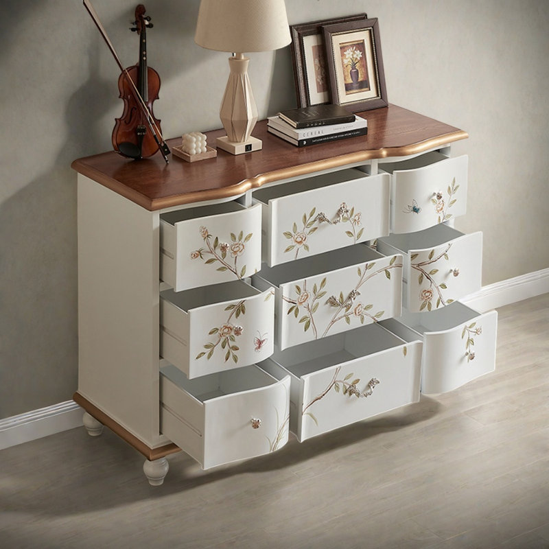 Buffets en bois peint moderne et luxueux