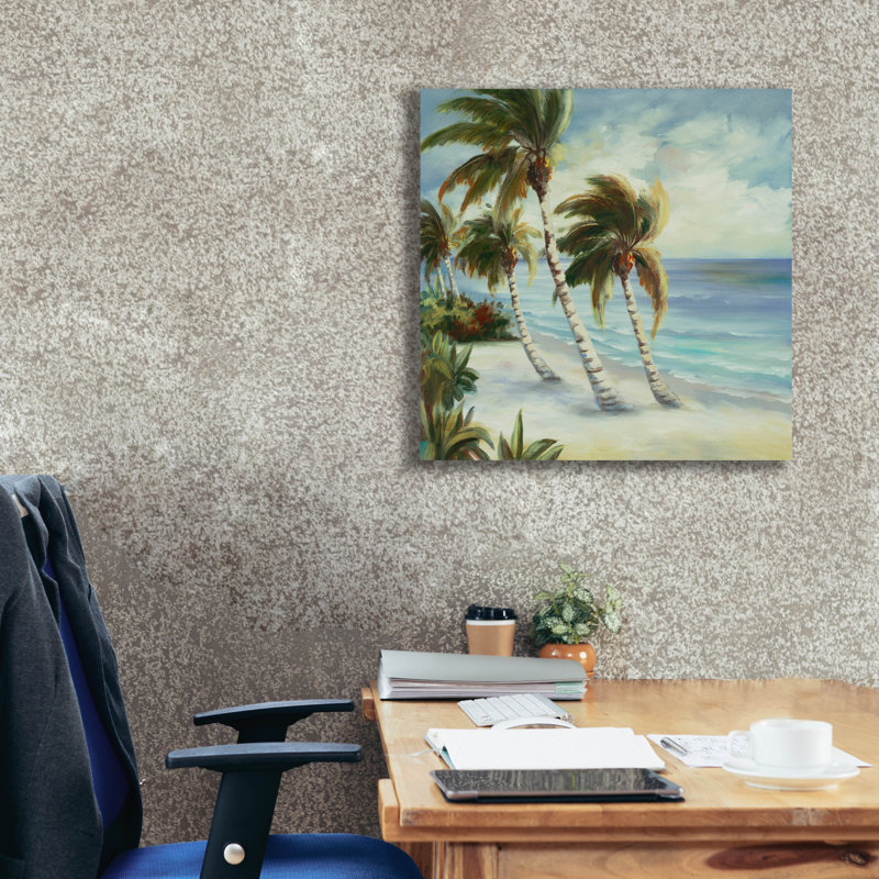 «Epic Graffiti» «Tropical 4» par DAG, Inc, art mural sur toile, 26 po x 26 po