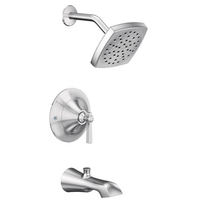 Flara Pressure-Balanced Tub and Faucet Shower with Posi-Temp