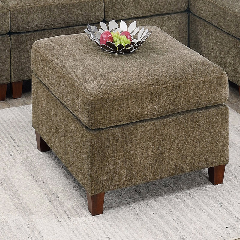 Repose-pieds contemporain 1pc, Tanné