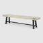 Banc de patio extérieur en bois d'acacia-1594584501
