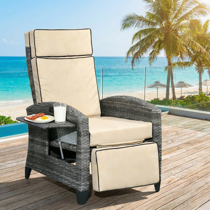Méridienne inclinable, Fauteuil inclinable d'extérieur