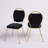 Ecrenet 18'' H Velvet Upholstered Side Chair-1840216637