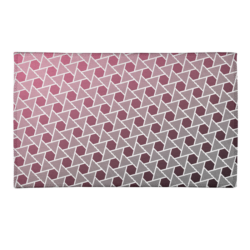 Chenille Geometric Indoor Rug, Rectangle 3' x 5'