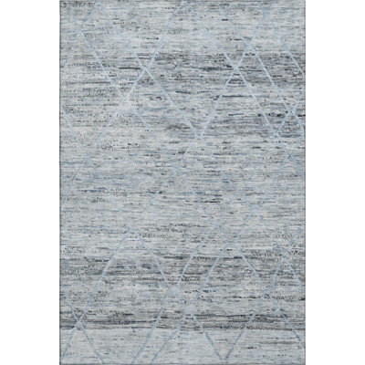 Premium Machine Washable Honig AMF1658 Diamonds Rug