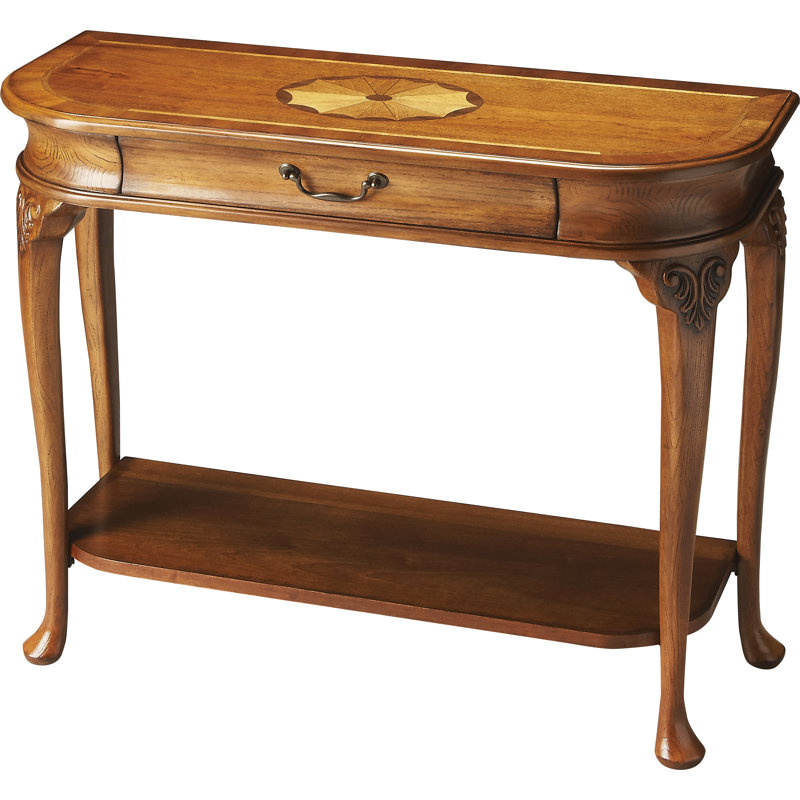 Ridgeland Console Table, Olive Ash Burl