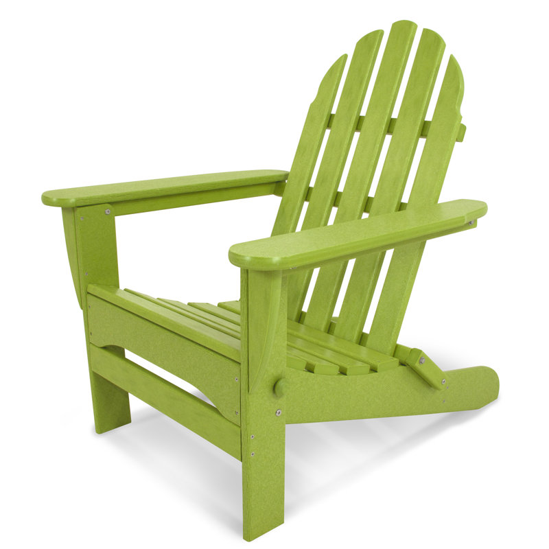 POLYWOOD Classics Folding Adirondack, Lime