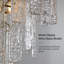 Lustre étagé à 10 lumières à intensité variable