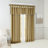 Twist Tab Lined Window Curtain Panel 50x84"