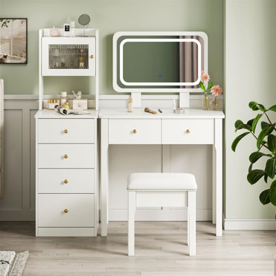 Annaka Dressing Table with Mirror