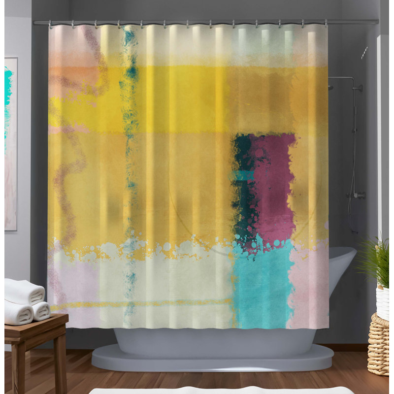 Glenice Abstract Shower Curtain