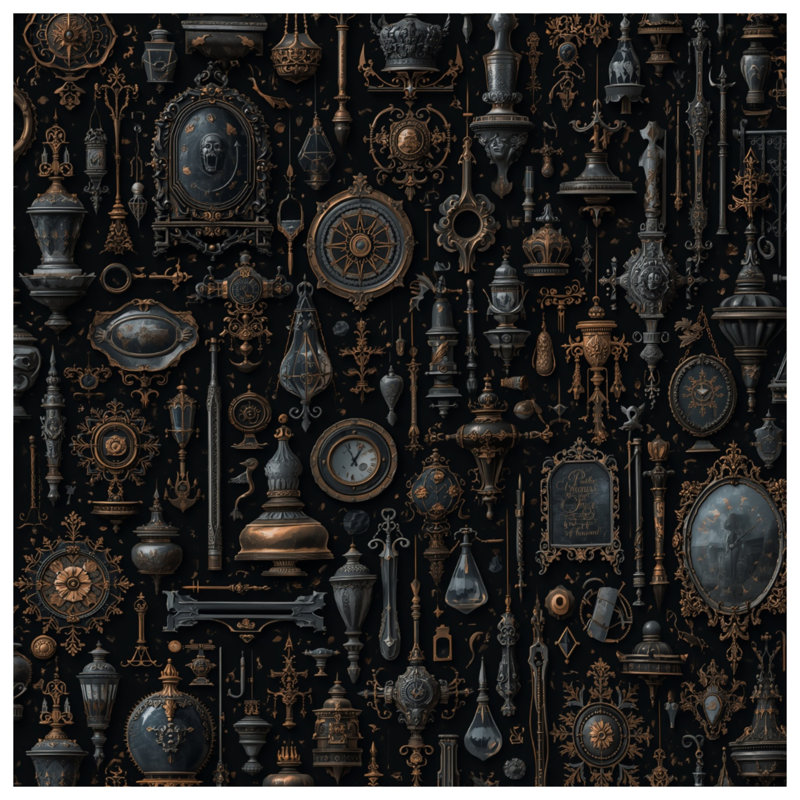 Rideaux de fenêtre, objets décoratifs antiques, 50 po x 92 po - 1 panneau, Blocage