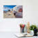Greece, Santorini, Oia. House Balcony with Ocean View by Jaynes Gallery - Wrapped Canvas Art Prints
