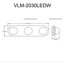 Coiffeuse Viviann - 3 lumières - Verre transparent-949262763