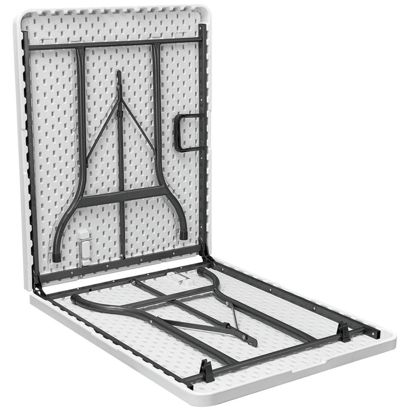 Suzi Rectangular Metal Folding Outdoor Camping Table , 180cm cm W 75cm cm D