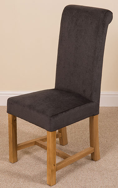 Jasia 51cm H Polyester Upholstered Side Chair, Black
