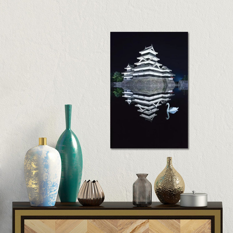 Matsumoto Castle I by Daisuke Uematsu - No Frame Gallery-Wrapped Canvas Giclée on Canvas, 45.72cm H x 30.48cm W