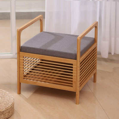 Azimut Solid Wood Storage Bench