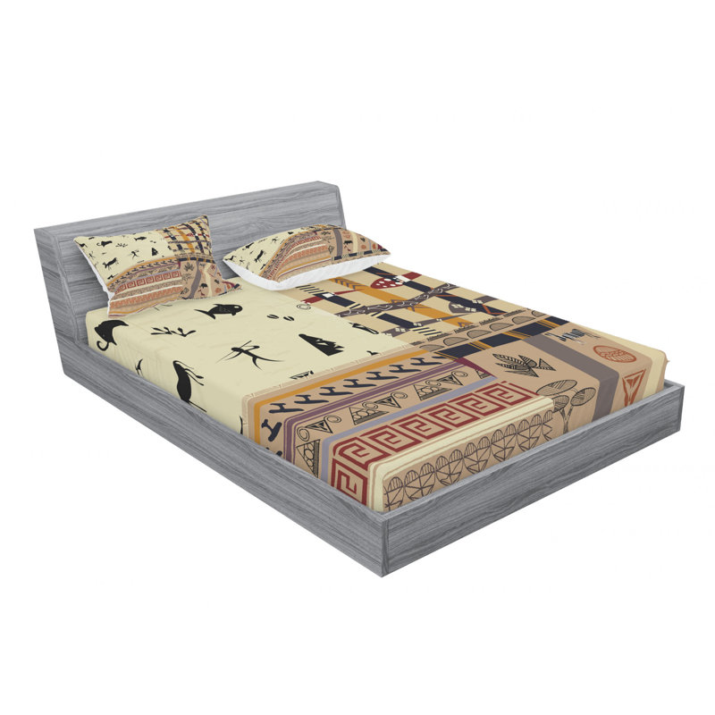Microfiber Sheet Set, Full Sheet Set with Fitted Sheet