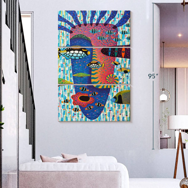 Avery Fish Face, 74" H x 48" W