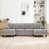 Gray Chenille