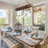Smither 8 - Light Kitchen Island Rectangle Pendant with Rope Accents