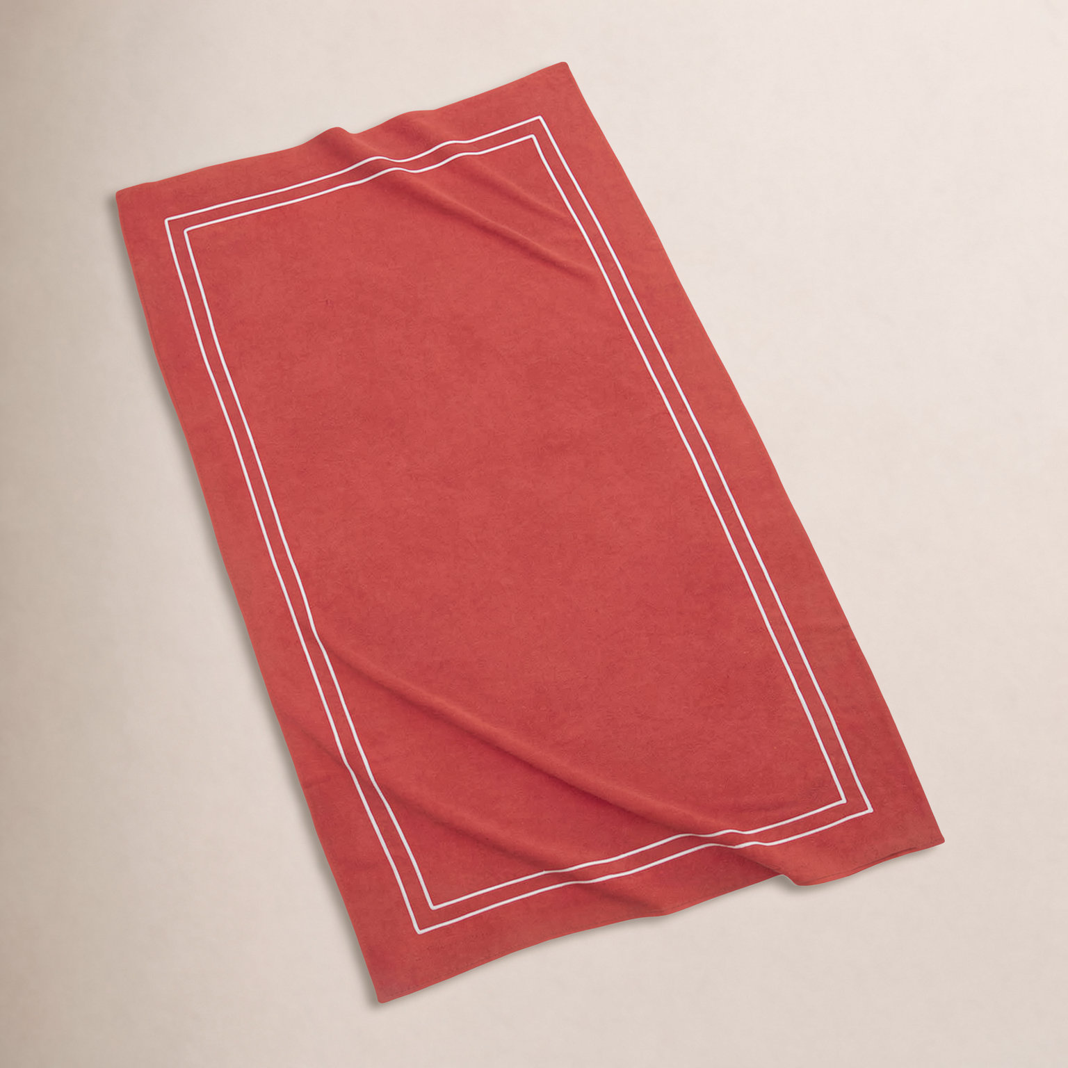 Murphie Turkish Cotton Beach Towel, Blood Orange