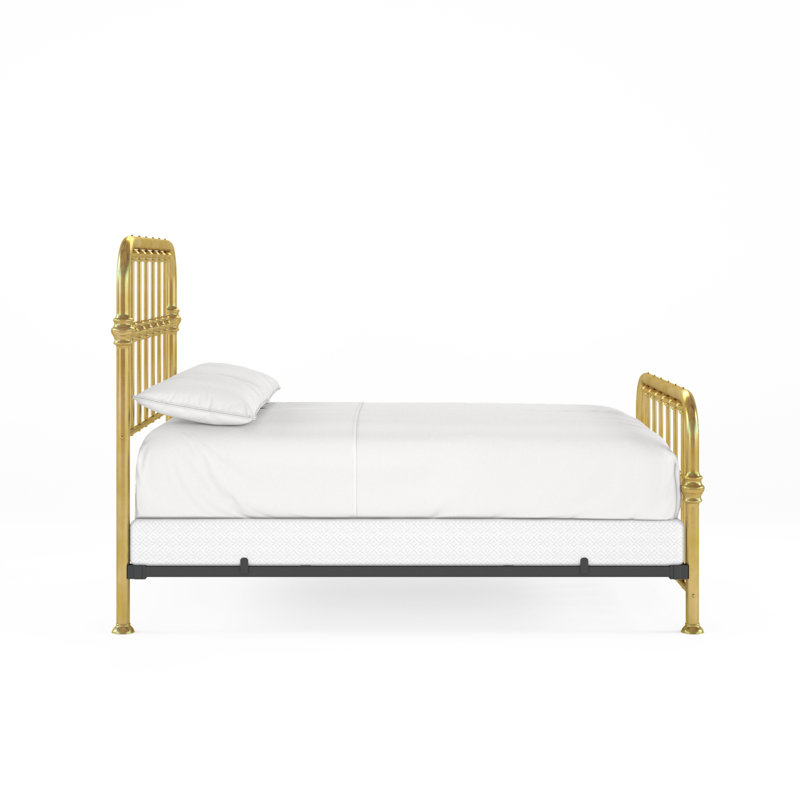 114 Turn of the Century Bed | Complete Standard, Full, Natural Brass