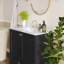 Meuble-lavabo de salle de bain avec lavabo encastré, armoire et tiroir-914267712-914267740