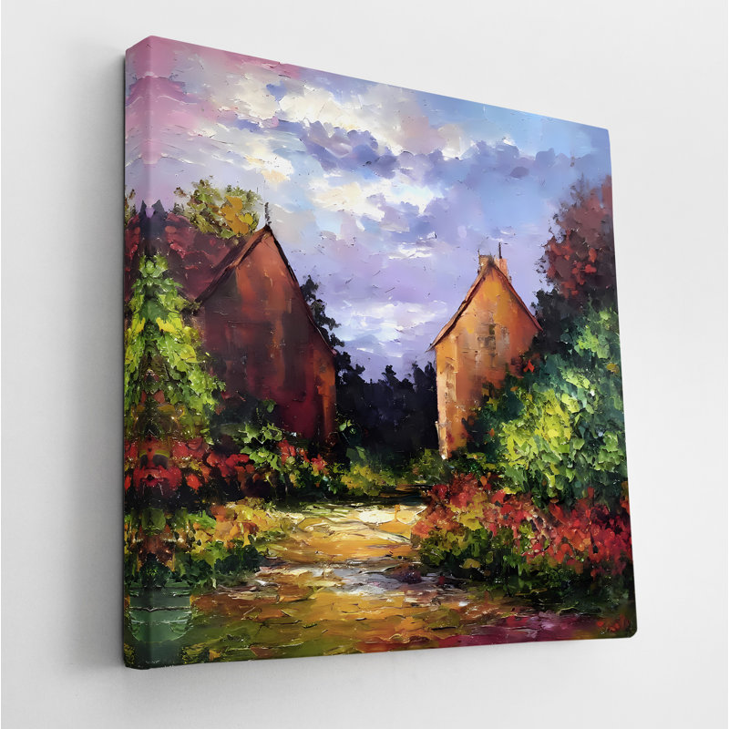 Cottage Garden, 36" H x 36" W