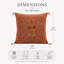 Housse de coussin brodée Myza