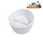 Baignoire de trempage autoportante 43 "avec drain et plateau en bambou Streamline-97619588