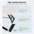 VIVOHOME 77.4'' W x 11'' D Plastic Clear/Black Cover Retractable Door / Window Awning-87418959