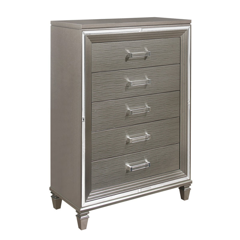 Commode de rangement à 5 tiroirs Grayglam