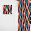«Colorful Vibrant Waves Mosaic» - Rideau rayé - Rideau rayé obscurcissant - 1 panneau-107594558