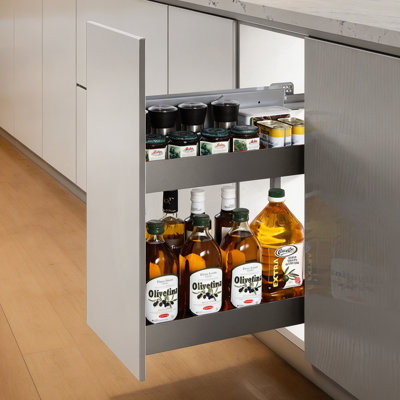 Panier rétractable universel pour armoire étroite HIGOLD Shearer 200MM