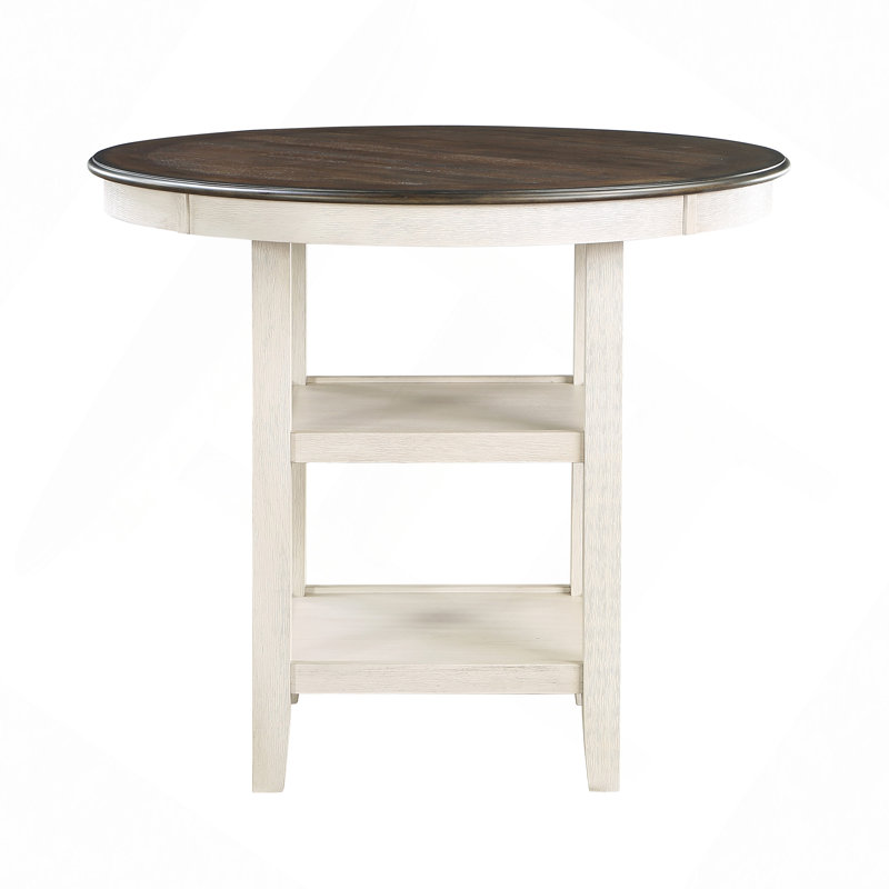1 table de hauteur comptoir avec 2 tablettes