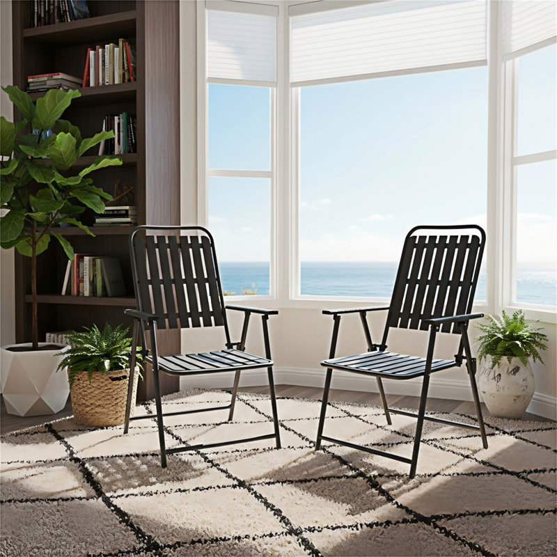 Ensemble de 2 chaises pliantes