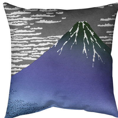 Coussin katsushika hokusai, fine vent clair matinée