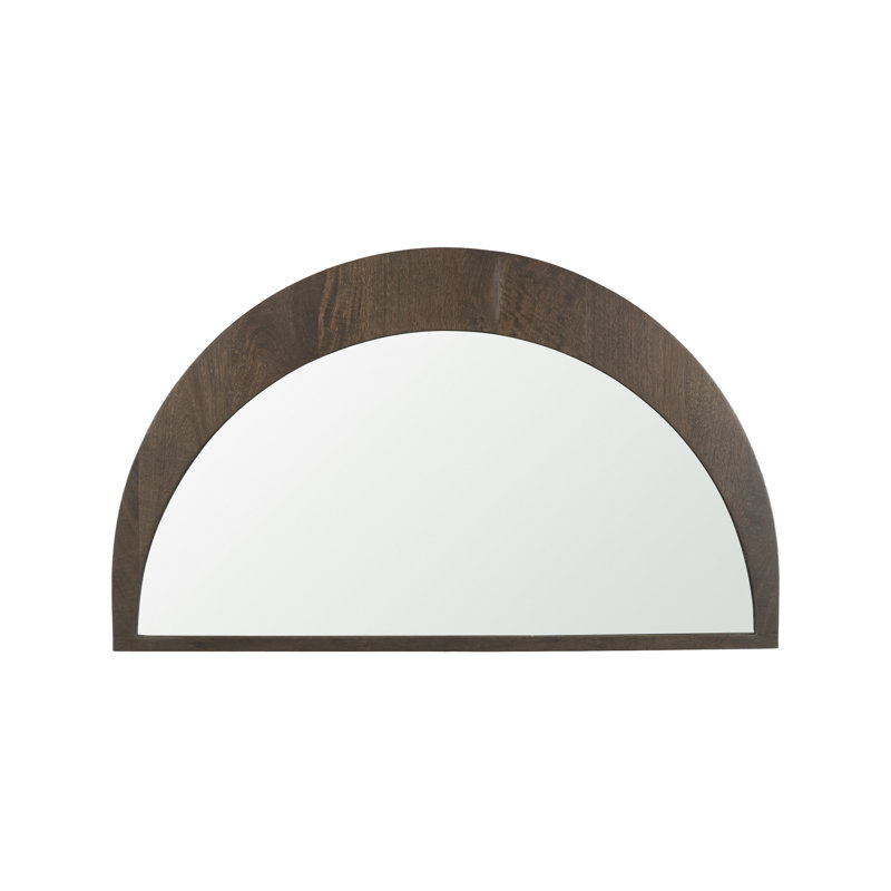 Miroir décoratif biseauté Vixe, Brun foncé, 22,3 po x 36 po