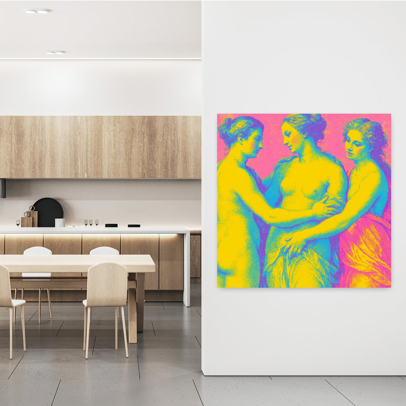 Art contemporain, art contemporain abstrait, H 48 po x l 48 po