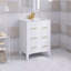 Ensemble de meuble-lavabo autoportant 24 po avec comptoir en céramique 24 po-139061905-139061910