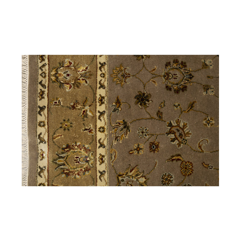 Tapis doré et chameau de haute qualité noué à la main