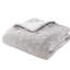 Édredon surdimensionné pour lit double / grand lit - 3 pièces avec respirant gris et tissé riche en coton