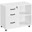 3 -Drawer 2- Shelf Mobile Filing Cabinet-1709552082
