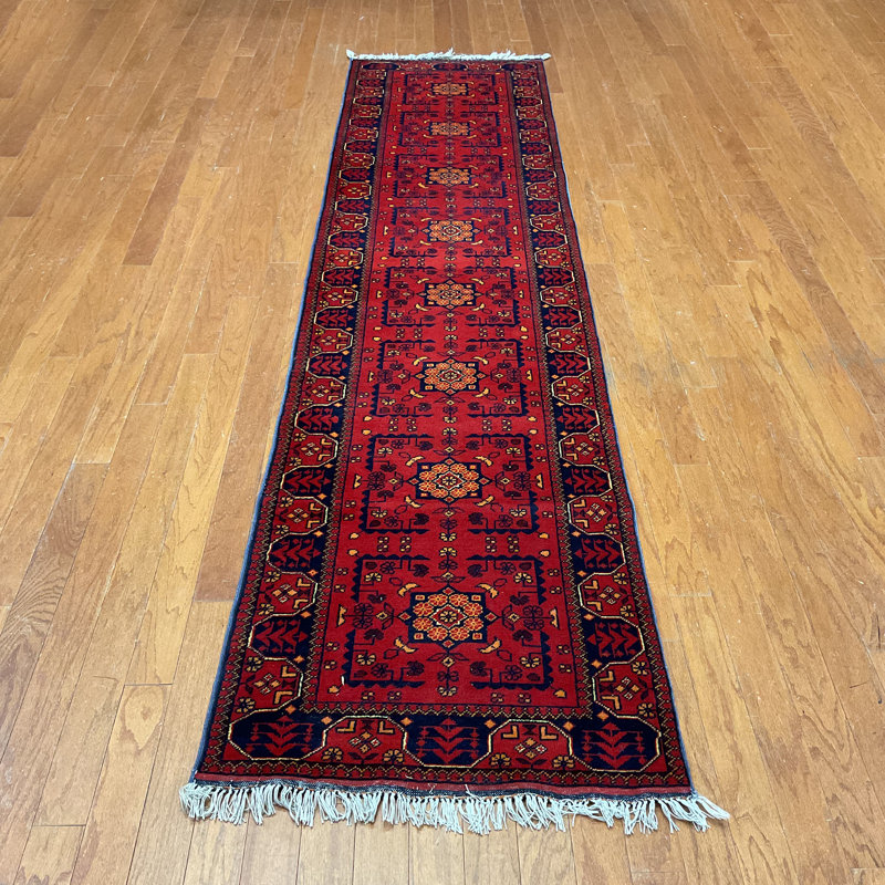 Tapis de couloir unique en laine 2 pi 6 po x 10 pi Orietto