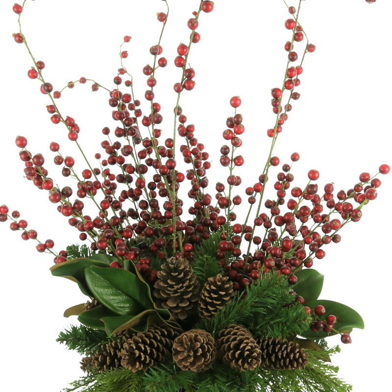 Evergreen Arrangement in Vase